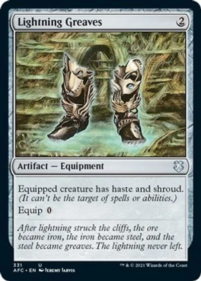 Lightning Greaves #331