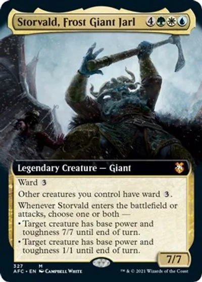 Storvald, Frost Giant Jarl [Extended Art] #327