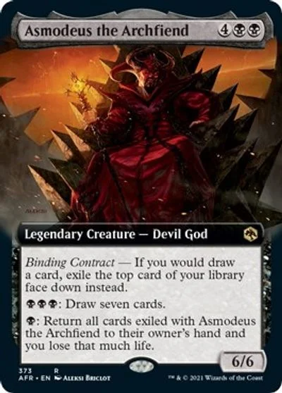 Asmodeus the Archfiend [Extended Art Foil] #373