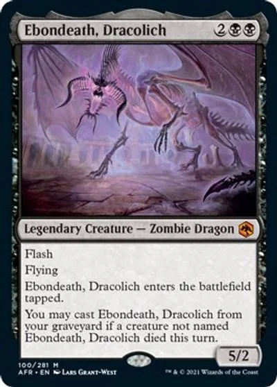 Ebondeath, Dracolich [Foil] #100