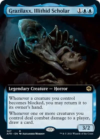 Grazilaxx, Illithid Scholar [Extended Art Foil] #367
