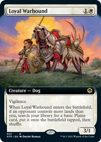 Loyal Warhound [Extended Art Foil] #363