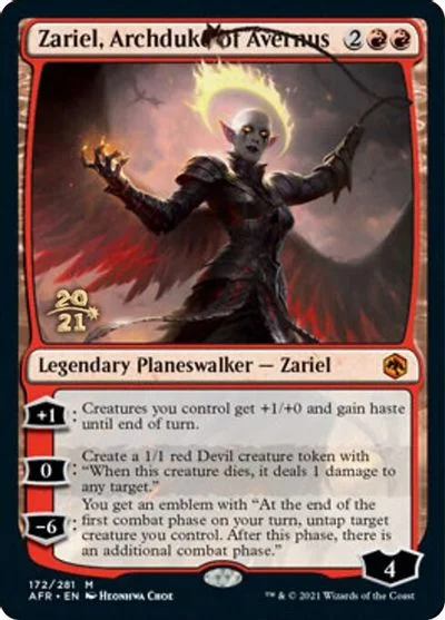 Zariel, Archduke Of Avernus [Prerelease] #172