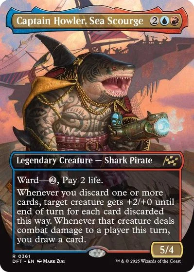 Captain Howler, Sea Scourge [Foil] #361
