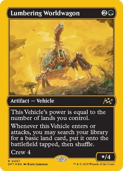 Lumbering Worldwagon [First Place Foil] #467
