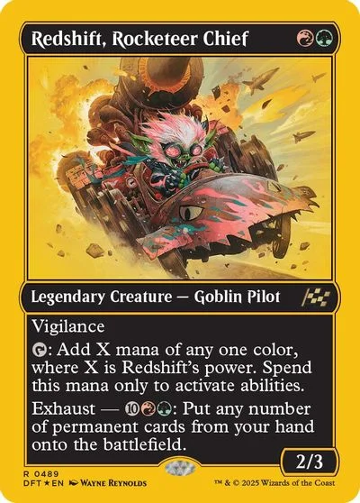 Redshift, Rocketeer Chief [First Place Foil] #489