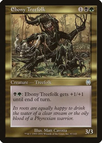 Ebony Treefolk [Foil]