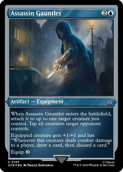 Assassin Gauntlet [Etched Foil] #185
