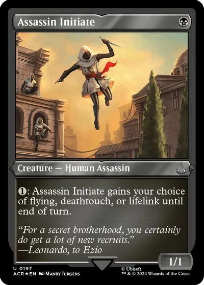 Assassin Initiate [Etched Foil] #197