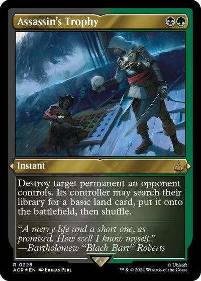 Assassin's Trophy [Etched Foil] #228