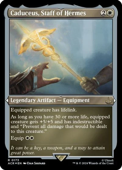 Caduceus, Staff of Hermes [Etched Foil] #173