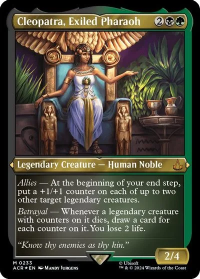 Cleopatra, Exiled Pharaoh [Etched Foil] #233