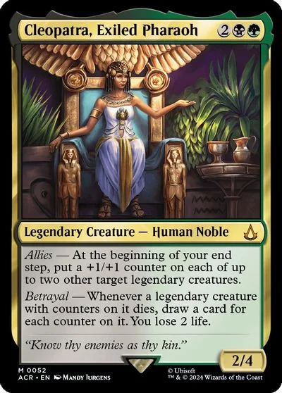 Cleopatra, Exiled Pharaoh [Foil] #52