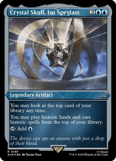 Crystal Skull, Isu Spyglass [Etched Foil] #188