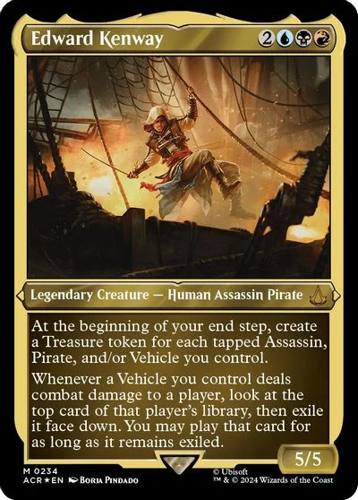 Edward Kenway [Etched Foil] #234