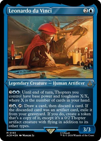 Leonardo da Vinci [Etched Foil] #193