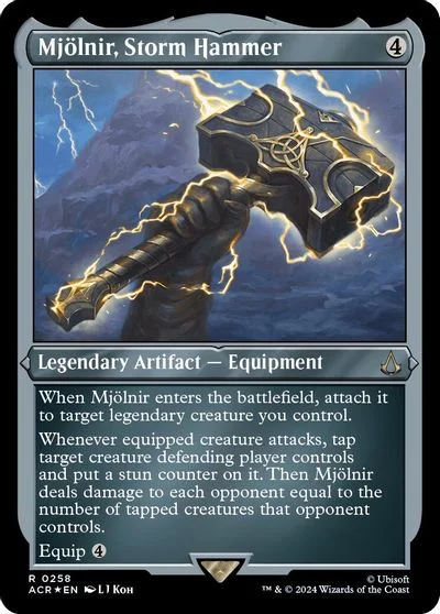 Mjolnir, Storm Hammer [Etched Foil] #258