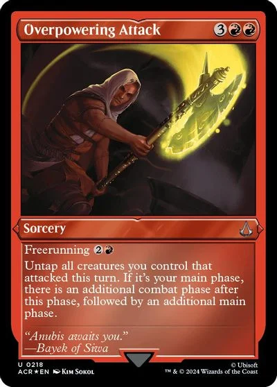 Overpowering Attack [Etched Foil] #218