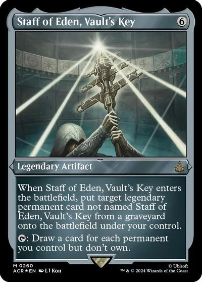 Staff of Eden, Vault's Key [Etched Foil] #260