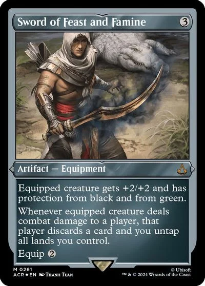 Sword of Feast and Famine [Etched Foil] #261