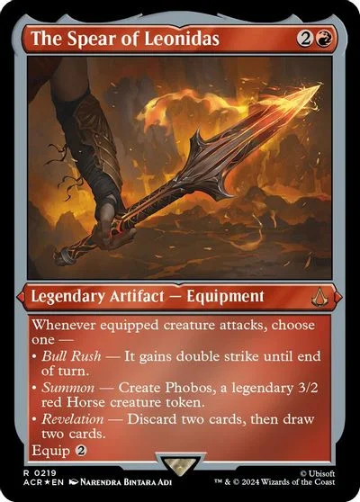 The Spear of Leonidas [Etched Foil] #219