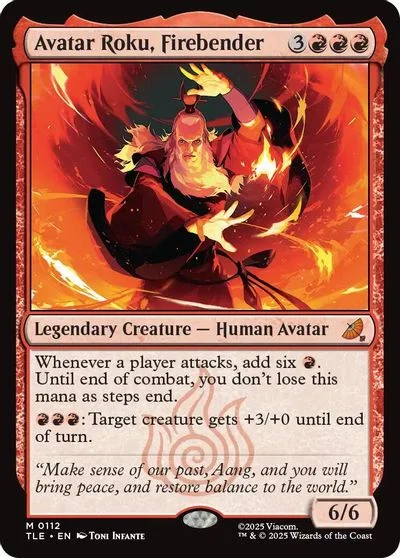 Avatar Roku, Firebender [Foil] #112