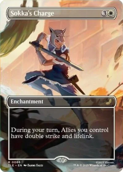 Sokka's Charge [Borderless Foil] #66