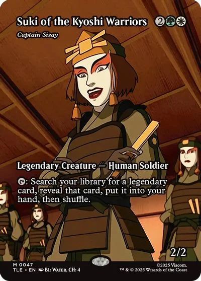 Suki of the Kyoshi Warriors - Captain Sisay [Borderless] #47