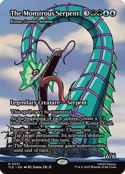 The Monstrous Serpent - Koma, Cosmos Serpent [Borderless] #51