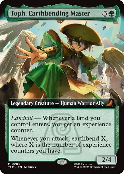 Toph, Earthbending Master [Extended Art Foil] #209