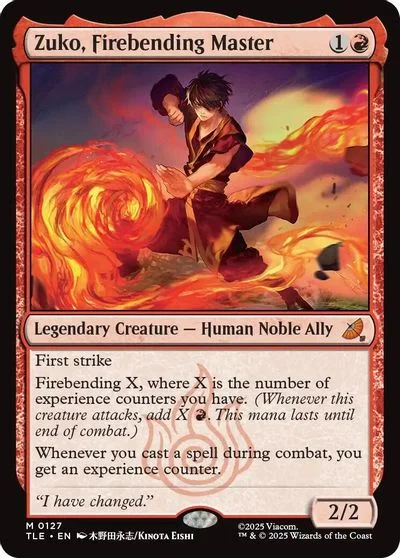 Zuko, Firebending Master #127
