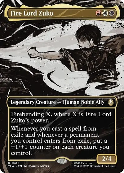 Fire Lord Zuko [Borderless Foil] #315