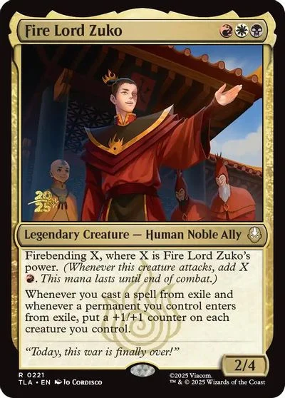 Fire Lord Zuko [Prerelease] #221
