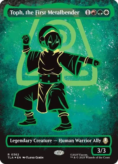 Toph, the First Metalbender [Borderless Foil] #362