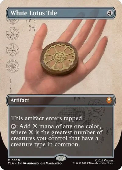 White Lotus Tile [Borderless] #330