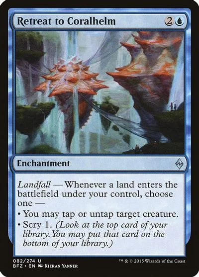 Retreat to Coralhelm [Foil] #82