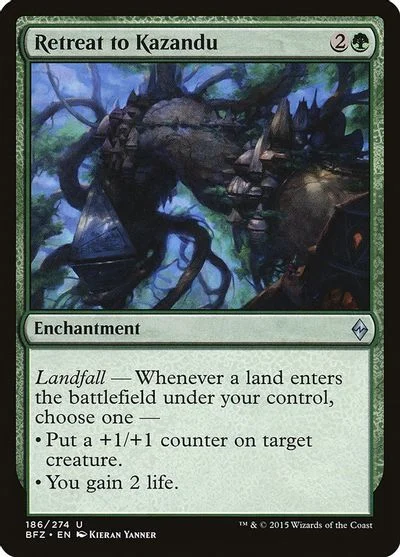 Retreat to Kazandu [Foil] #186