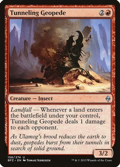 Tunneling Geopede [Foil] #158