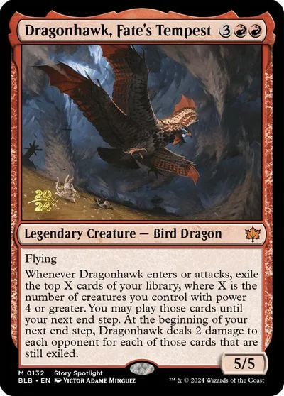 Dragonhawk, Fate's Tempest [Prerelease] #132