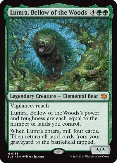 Lumra, Bellow of the Woods [Foil] #183