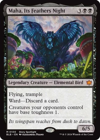 Maha, Its Feathers Night [Foil] #100