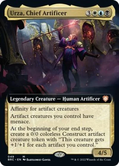 Urza, Chief Artificer [Extended Art] #49