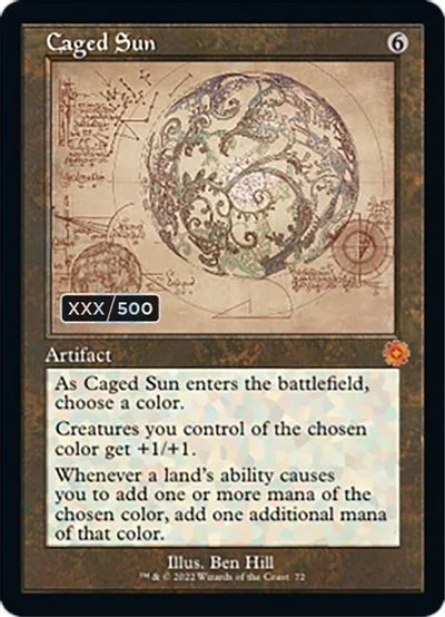 Caged Sun [Schematic Foil] #72