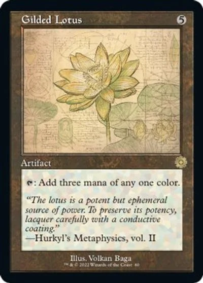 Gilded Lotus [Schematic Foil] #80