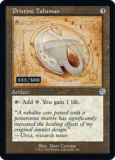 Pristine Talisman [Schematic Foil] #106