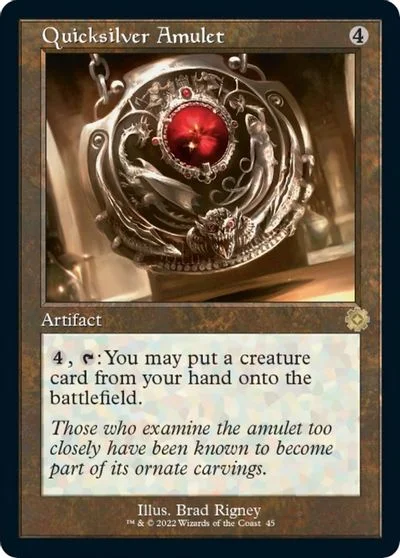 Quicksilver Amulet #45