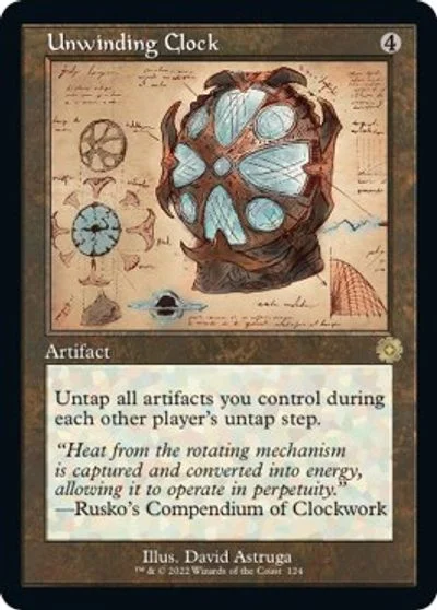 Unwinding Clock [Schematic Foil] #124