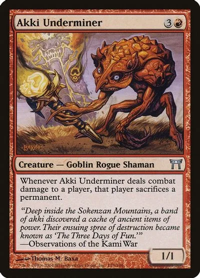 Akki Underminer [Foil] #155