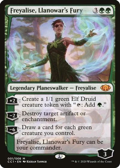 Freyalise, Llanowar's Fury [Foil]
