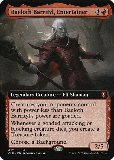 Baeloth Barrityl, Entertainer [Extended Art] #627
